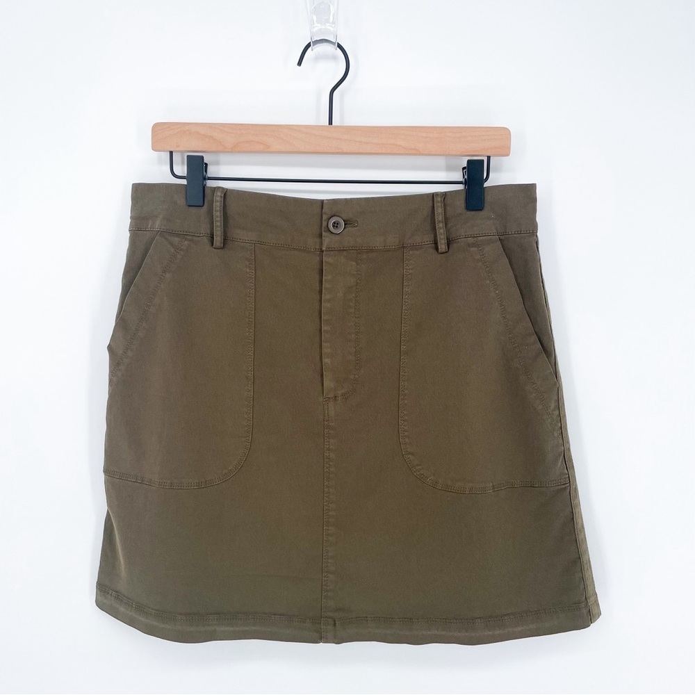 NEW Michael Stars Monroe Utility Mini Skirt Large